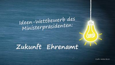 Unser Bild zeigt das Logo des brandenburgischen Ideen-Wettbewerb "Zukunft Ehrenamt" (Quelle Land Brandenburg)