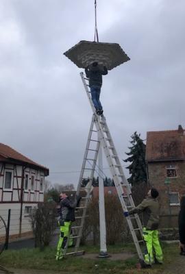 Vorschaubild der Meldung: Krauthausen hat einen Schwalbenturm