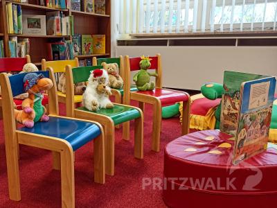 Bilderbuchkino für Kinder wird in der Stadtbibliothek Pritzwalk in den Winterferien angeboten. Foto: Stadtbibliothek
