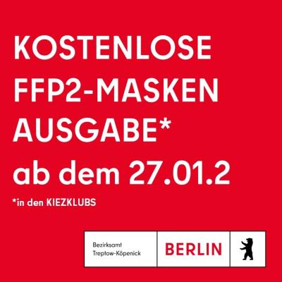 Foto zur Meldung: Verteilung von FFP2-Masken an bedürftige Menschen ab dem 27.01.2022