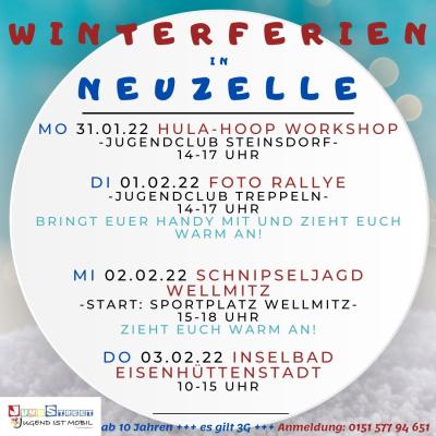 Angebote in den Winterferien (Bild vergrößern)