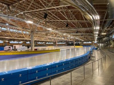 Wiedereröffnung der Eisschnelllaufhalle im Sportforum Berlin-Hohenschönhausen