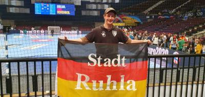 Foto zur Meldung: ehemaliger Ruhlaer Handballer bei der EM 2022