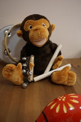 Foto zur Meldung: „Der Affe Bodo“ ein musikalisches Rhythmik Projekt