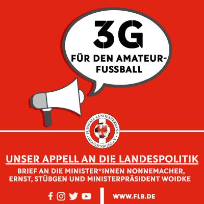 FLB fordert 3G für den Amateurfußball