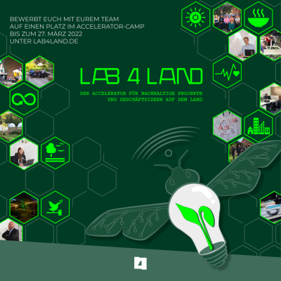 Lab4Land 2022: Bewerbungsphase für vierwöchiges Accelerator-Camp auf dem Land hat begonnen