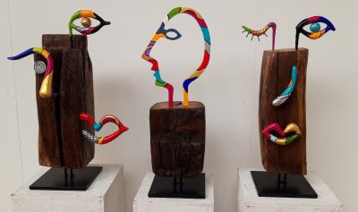 Neue Werklinie OAK-Art - Skulpturengruppe "Im Dialog"