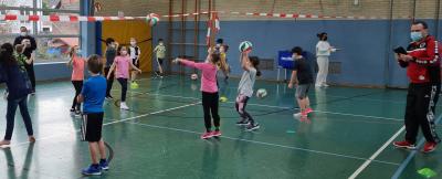 Foto zur Meldung: Volleyball-Training