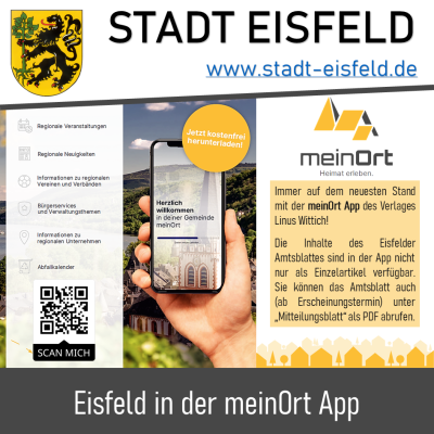 Eisfeld in der MeinOrt App (Bild vergrößern)