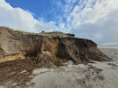 Foto zur Meldung: Sturm „Zeynep“: Schäden auf beiden Inseln