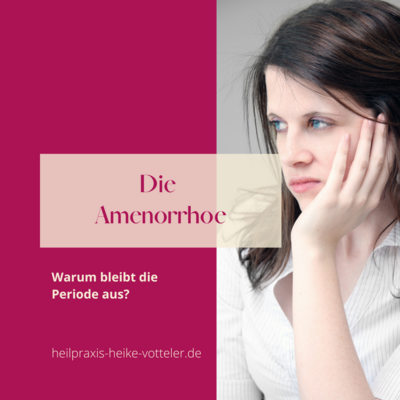 Blog Beitrag: Amenorrhoe * warum bleibt Deine Periode aus ? (Bild vergrößern)