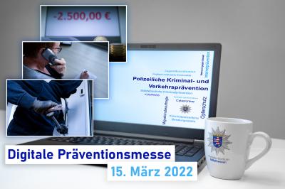Digitale Präventionsmesse am 15.03.2022 - Foto: Polizei Mittelhessen (Bild vergrößern)