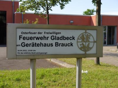 Osterfeuer des Löschzuges Brauck am 16.04.2022 (Bild vergrößern)