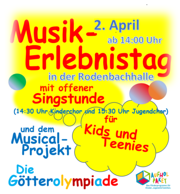 Vorschaubild der Meldung: Einladung zum Musik-Erlebnistag