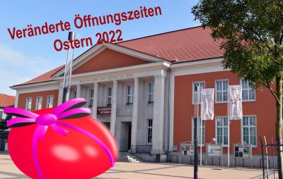 Foto zur Meldung: Geänderte Öffnungszeiten im Kulturzentrum Rathenow: Ostern 2022