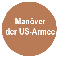 Manöver der US Armee im Bereich zwischen den Truppenübungsplätzen Grafenwöhr und Hohenfels