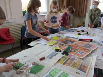 Meldung: Kunstprojekt Klassen 3 und 4