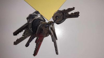 Schlüsselbund in Damsdorf gefunden (Bild vergrößern)