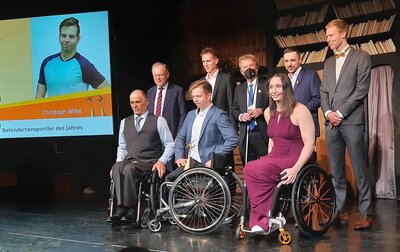 Foto zur Meldung: Gala Wahl zum Behindertensportler des Jahres 2022