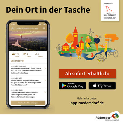 Rüdersdorf gibt es jetzt als App