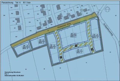 Weiteres Vergabeverfahren zum Baugebiet B 18 „Wallsbüller Weg/Woracker“