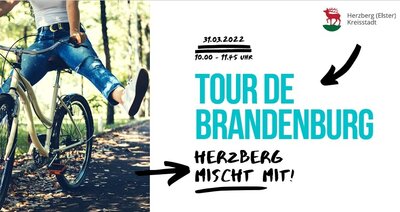 Meldung: Herzberg mischte mit! - Tour de Brandenburg vom 31.03.2022