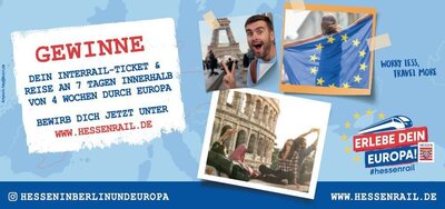 Erlebe Dein Europa! Startschuss für das Projekt „HessenRail“