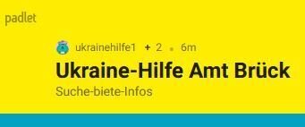 Ukraine-Hilfe-Padlet fertig