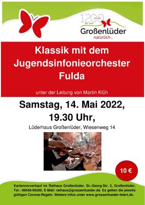 Klassikkonzert mit dem Jugendsinfonieorchester Fulda