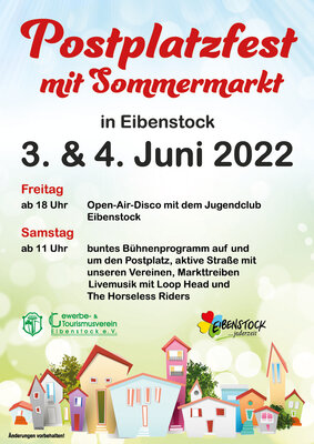Postplatzfest 2022 - 3. und 4. JUNI