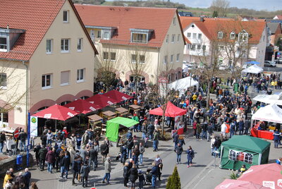 Lüdertalmarkt in Großenlüder am 10. April 2022