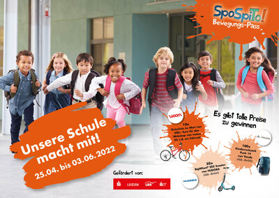 Vorschaubild der Meldung: SpoSpiTo-Bewegungs-Pass  an der Wilhelmschule