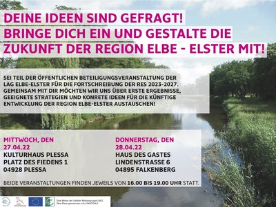 Vorschaubild zur Meldung: Zukunfts-Ideen und Projekte für Elbe-Elster finden