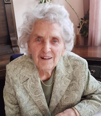 Foto zur Meldung: Herzlichen Glückwunsch Elfriede Lau zum 96. Geburtstag