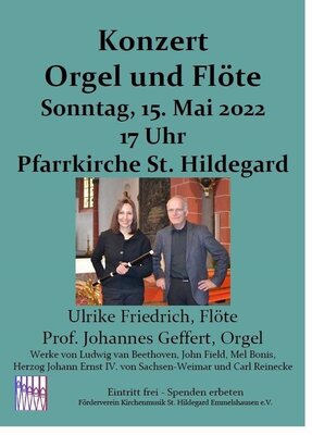 Konzert mit Orgel und Flöte