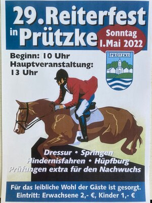 Reitfest am 1. Mai in Prützke