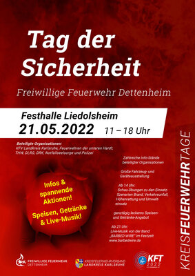 Einladung zum Tag der Sicherheit in Dettenheim (Bild vergrößern)