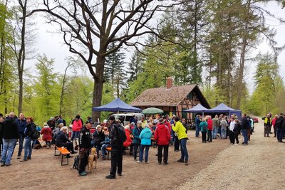 900 Wanderer wanderten zum Jagdhaus  im Westerhöfer Wald