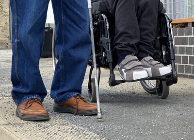 Europäischer Protesttag zur Gleichstellung von Menschen mit Behinderung 2022 und Tempo machen für Inklusion (Foto: OSL / Nora Bielitz) (Bild vergrößern)