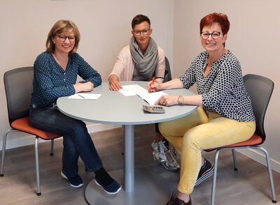 Team der Schuldnerberatung (v.l.): Petra Maier, Bettina Mock, Sybille Stengelin