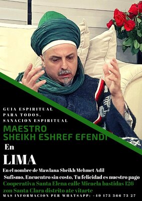 Vorschaubild der Meldung: Maestro Sheikh Eshref Efendi in Lima | Peru
