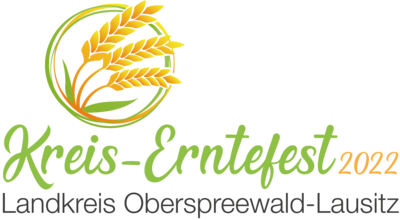 Logo Kreis-Erntefest 2022 des Landkreises Oberspreewald-Lausitz