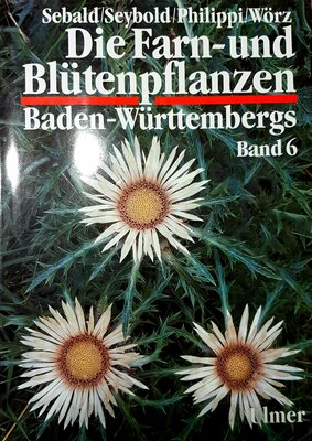 Silberdistel als Cover vom Bd. 6 des Grundlagenwerkes: Die Farn- und Blütenpflanzen BW