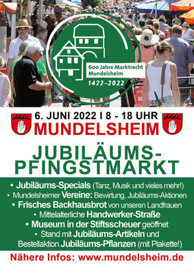 Jubiläums-Pfingstmarkt 2022