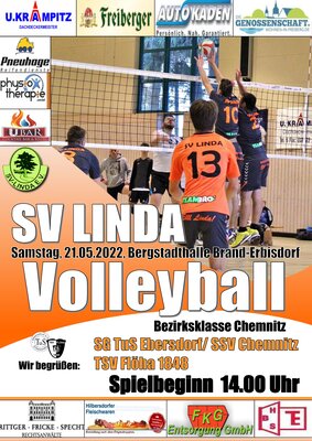 Foto zur Meldung: Ankündigung - Volleyball-Bezirksklasse: SV Linda gegen TuS Ebersdorf/ SSV Chemnitz und TSV Flöha 1848