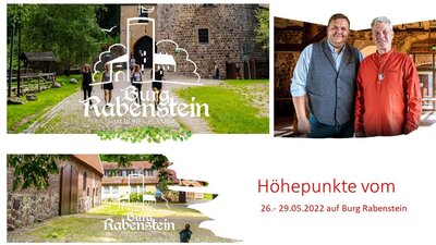 Fotocollage Höhepunkte Burg Rabenstein