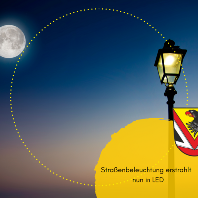 Die Straßenbeleuchtung in der Gemeinde Dormitz wird energieeffizienter und klimaschonender – 225 Leuchten werden auf moderne LED-Technik umgestellt