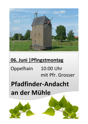 Andacht an der Oppelhainer Mühle