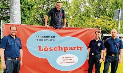 Foto zur Meldung: Tangstedts Brandbekämpfer laden zur Löschparty ein