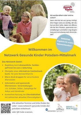 Ehrenamtliche Familienpat*innen für das Netzwerk Gesunde Kinder Potsdam-Mittelmark gesucht